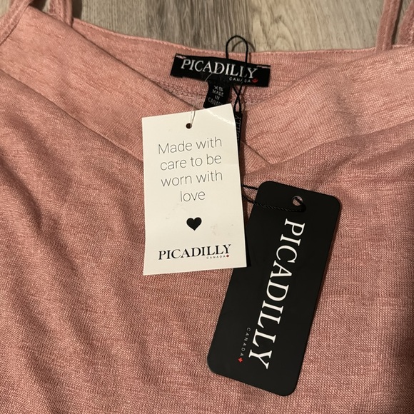 Picadilly Strappy Pink Tank Top - XS - Picture 2 of 4